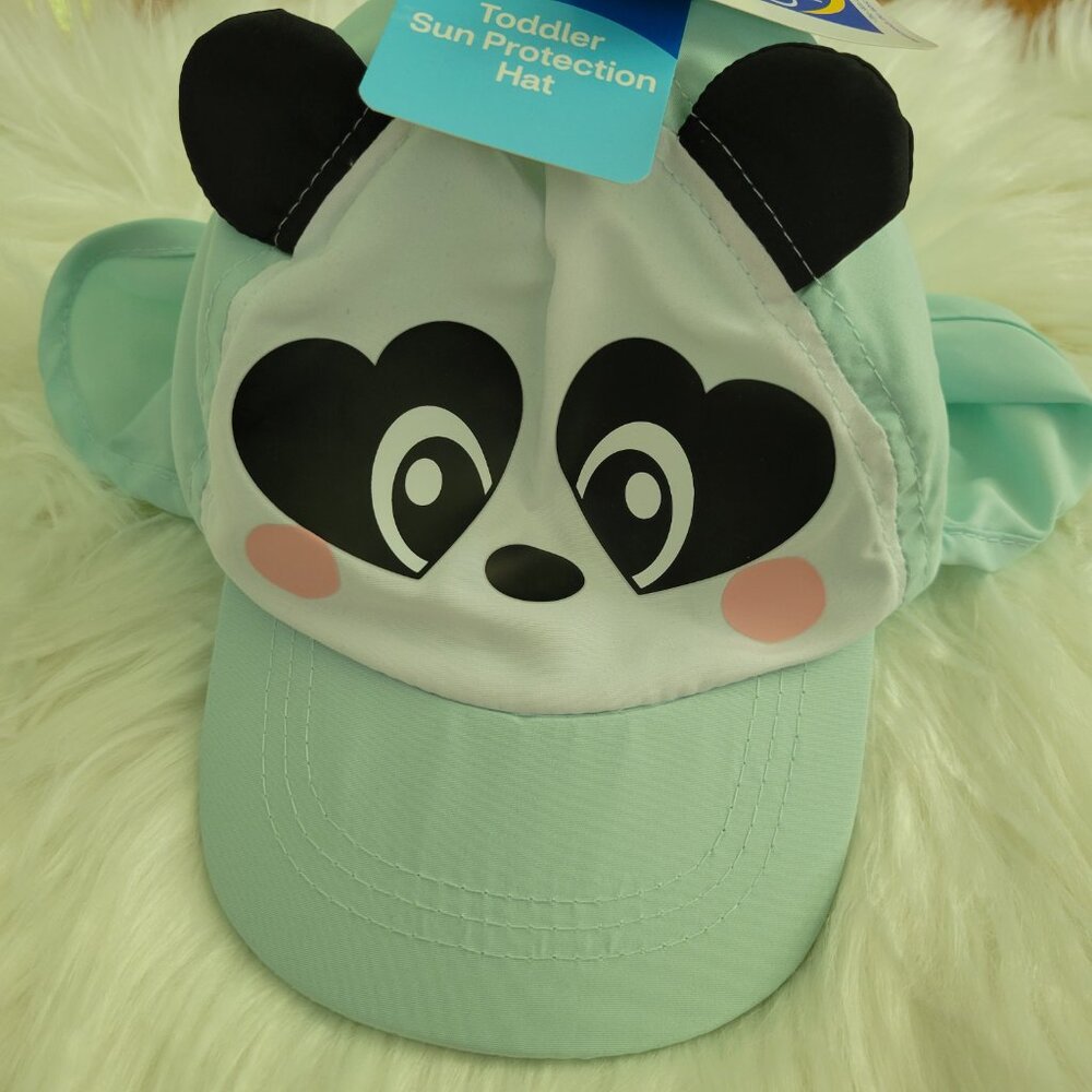 Toddler Panda Design Sun Protection Hat - Picture 4 of 8
